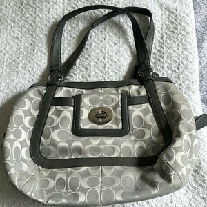 Coach Silver C purse